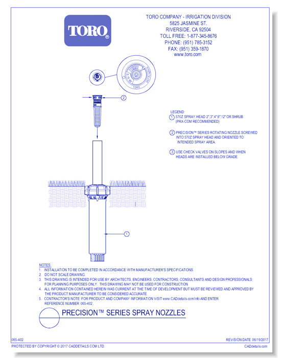 Precision™ Series Spray Nozzle