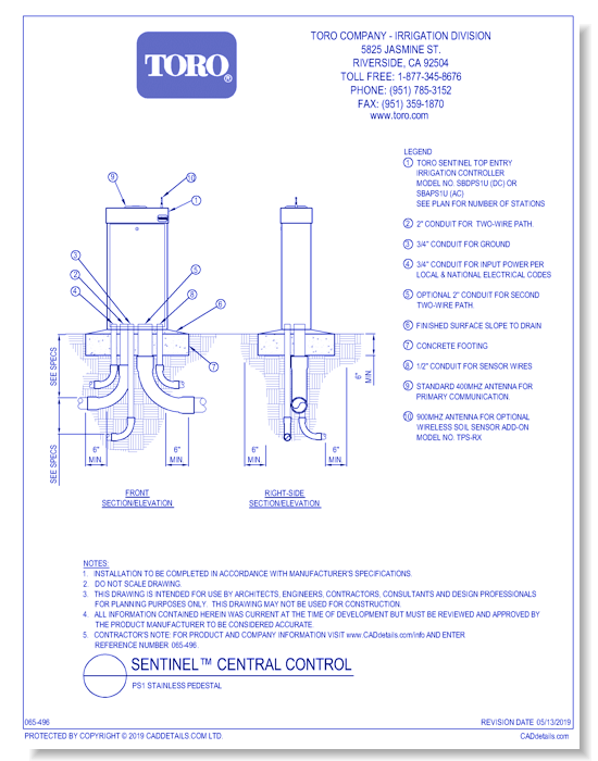 PS1 Stainless Pedestal