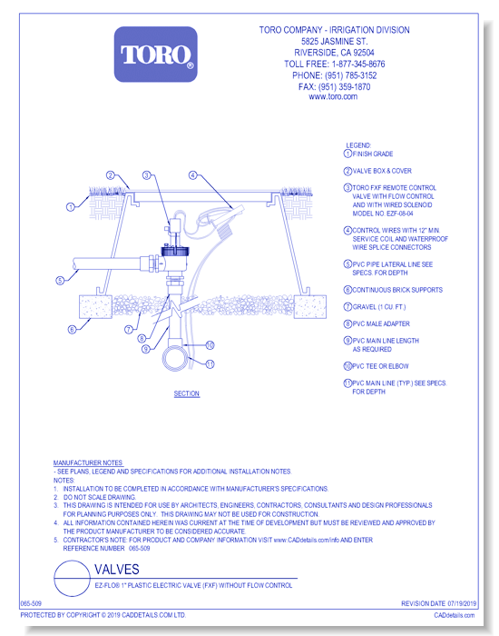 EZ-Flo® 1" Plastic Electric Valve (FXF) Without Flow Control