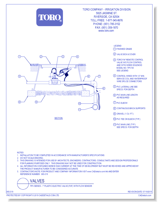 TPV Series - 1" Plastic Electric Valve (FxF) With Flow Sensor