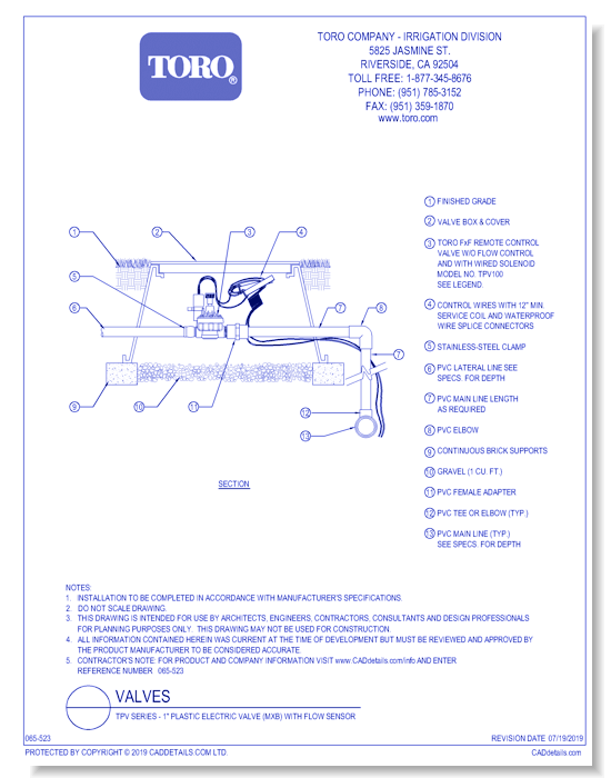 TPV Series - 1" Plastic Electric Valve (MxB) With Flow Sensor
