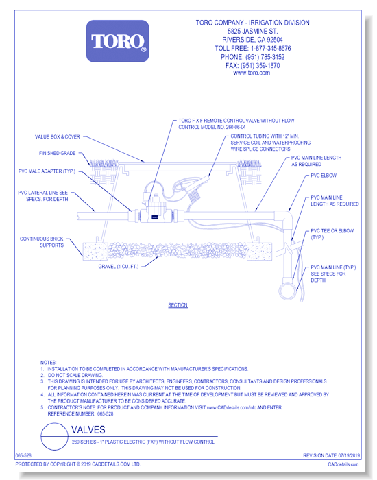 260 Series - 1" Plastic Electric (FxF) Without Flow Control