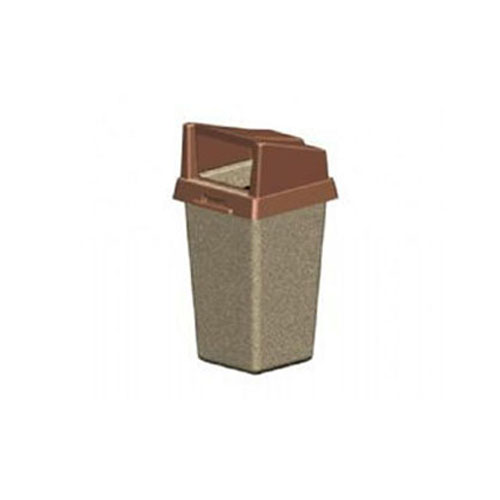 CAD Drawings Petersen Manufacturing Company, Inc. PW-20 Square Waste Receptacle