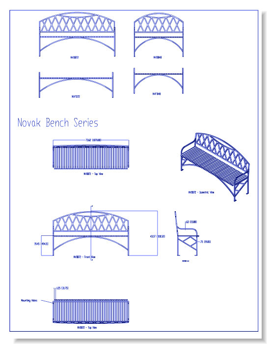 Novak Series Steel Benches