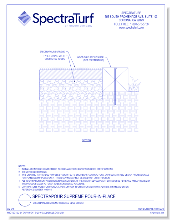 SpectraPour Supreme: Timbered Edge Border