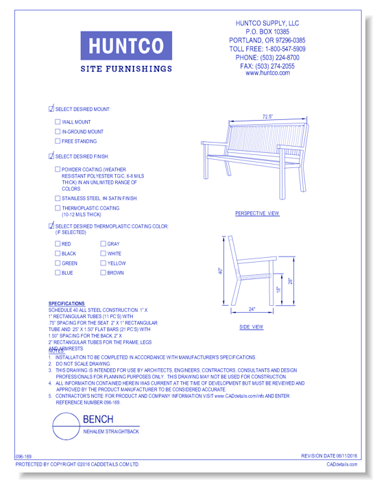 Bench: Nehalem Straightback