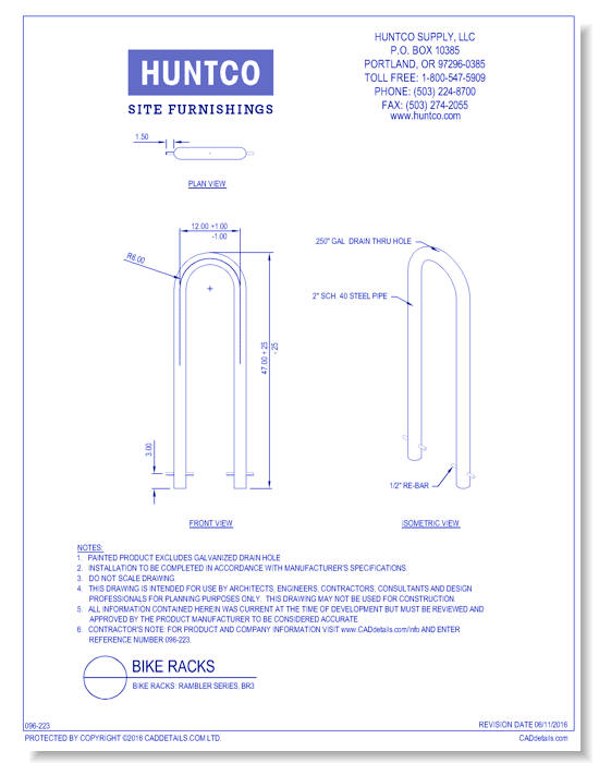 Bike Racks: Rambler Series, BR3