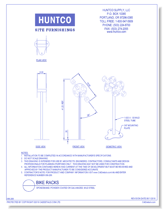 Bike Racks: Spokesman