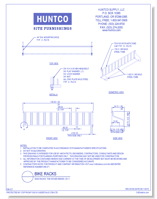 Bike Racks: The Rover Series, VS-11