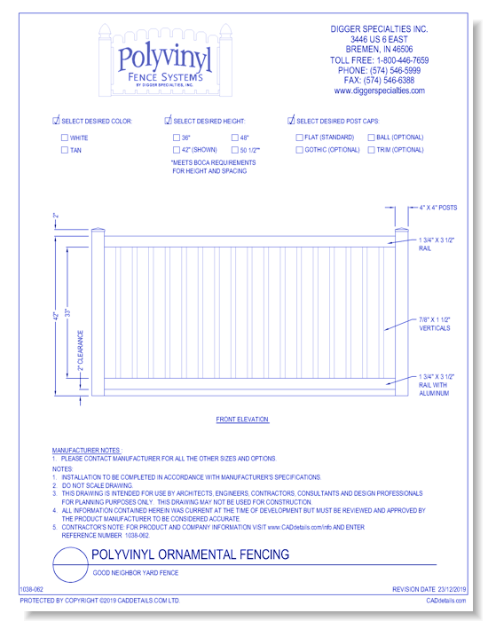 Ornamental Fence: Good Neighbor Yard Fence