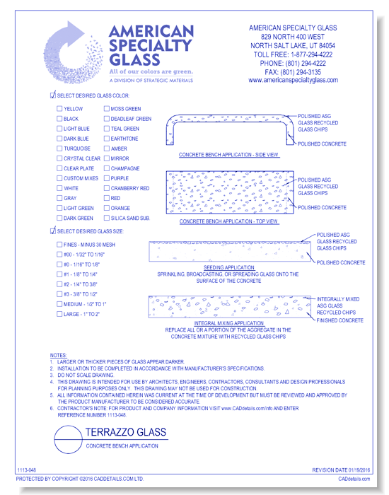 Application Detail: Terrazzo Application
