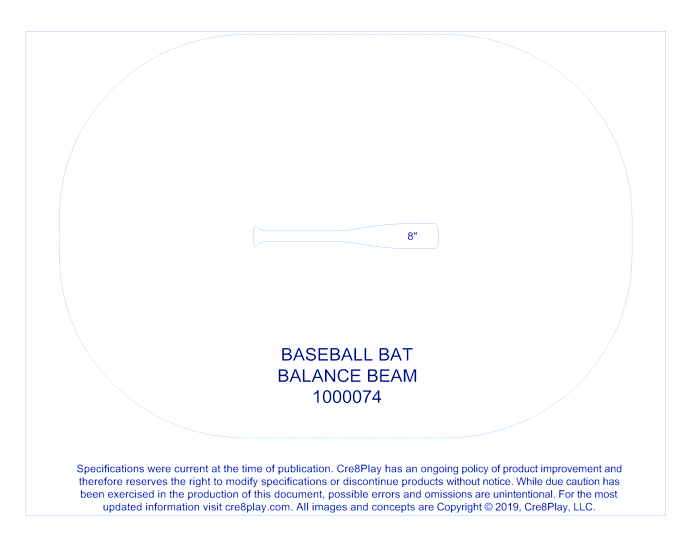 Baseball Bat Balance Beam