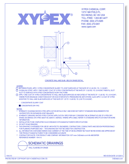 Wall Slab Below Grade