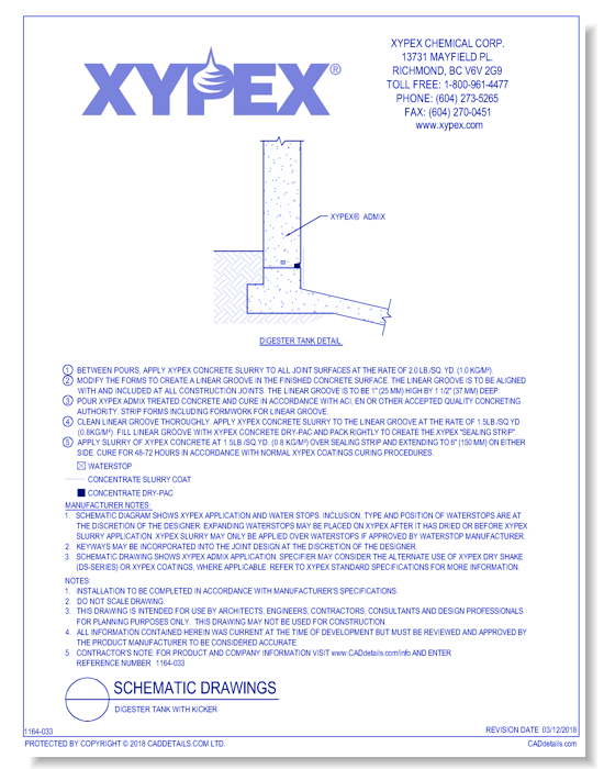 Digester Tank with Kicker