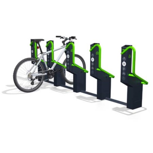 CAD Drawings Dero Bike Rack Co. Bikeep Smart Bike Station