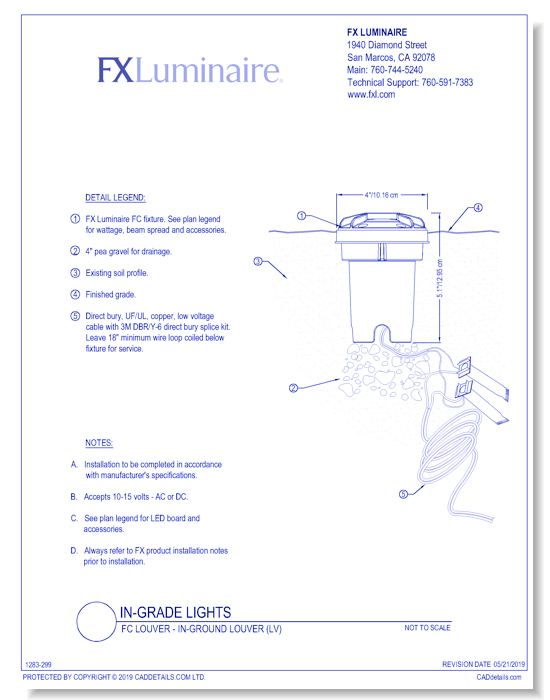FC Louver - In-Ground Louver (LV)