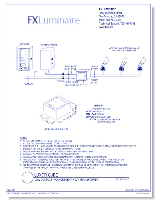 Low Voltage Incandescent + 12V Transformer