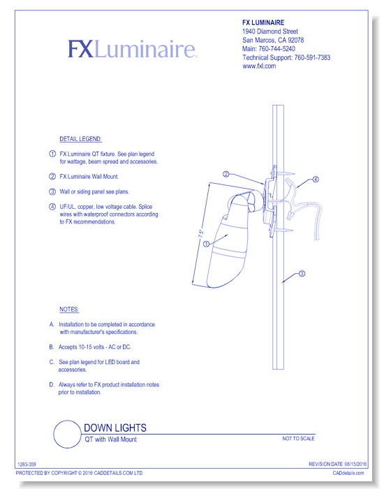QT with Wall Mount