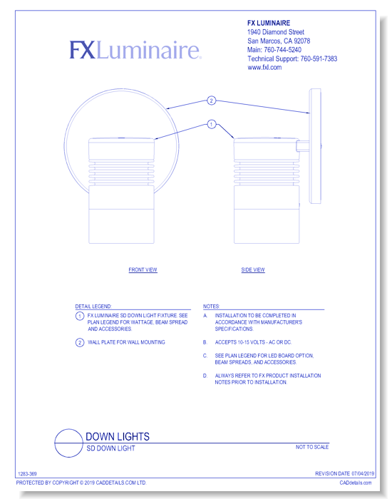 SD Down Light