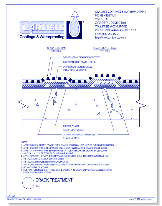500-1 - Crack Treatment