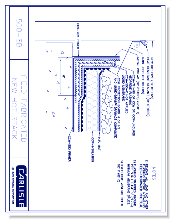 500-8B - Field Fabricated New Hot Stack