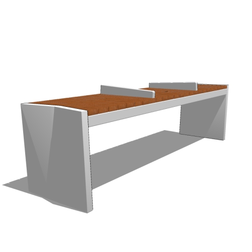 CAD Drawings BIM Models Forms+Surfaces Boardwalk Benches