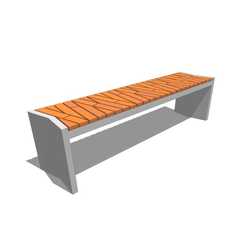 CAD Drawings BIM Models Forms+Surfaces Boardwalk Benches