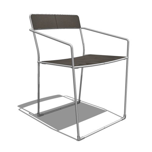 CAD Drawings BIM Models Forms+Surfaces Linia Café Chair