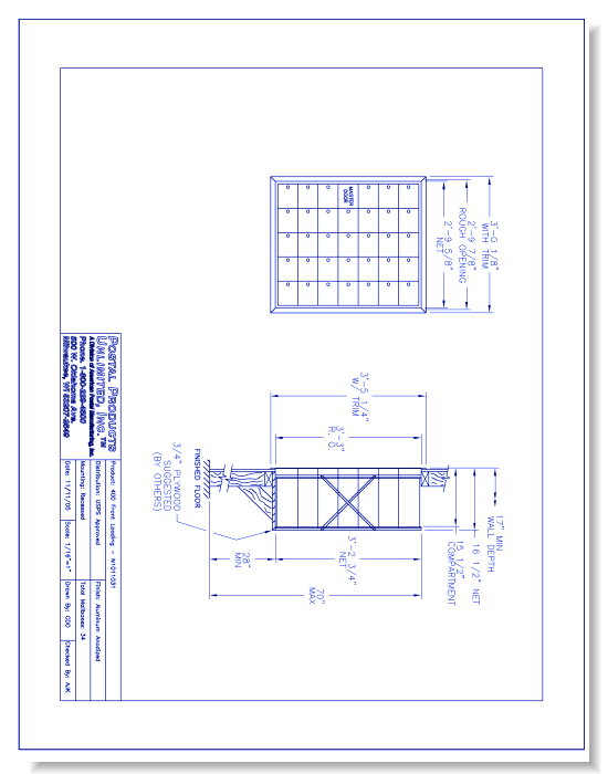 400 Front Loading (N1011031) - 24 Door Unit