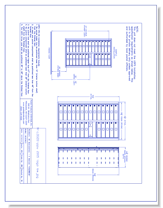 26 Door Horizontal 4C Mailbox – N1029413