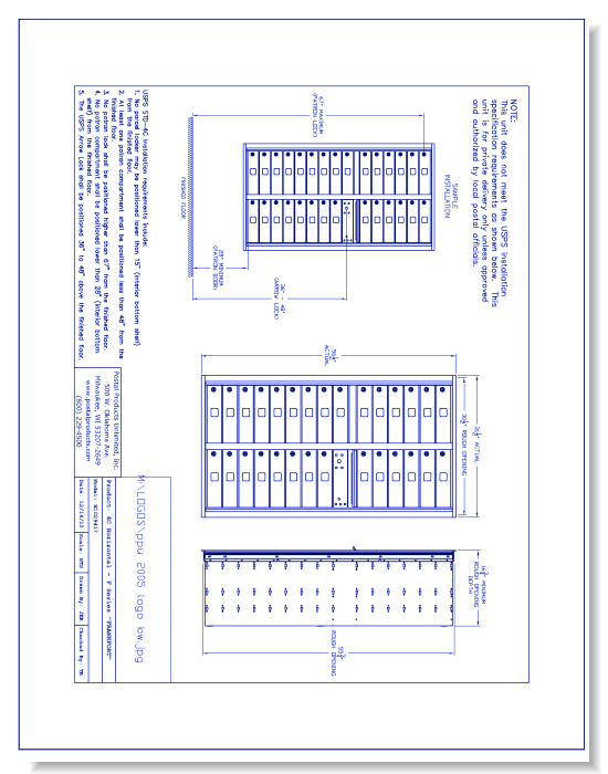 29 Door Horizontal 4C Mailbox – N1029417