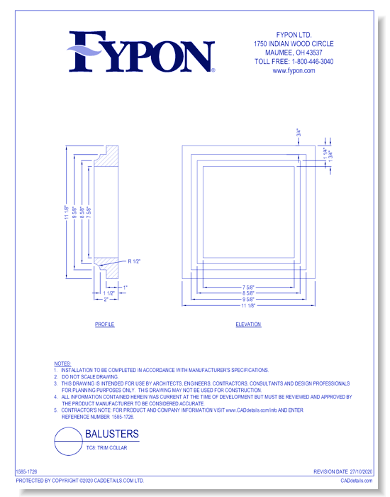 TC8: Trim Collar
