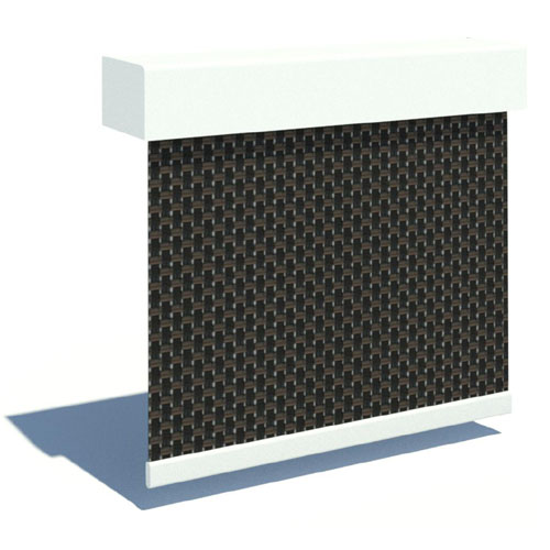 Standard Duty Crank: 3IN Blockout Bracket – Ceiling Mount