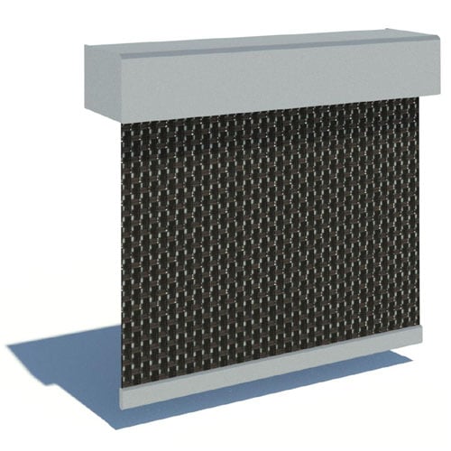 Heavy Duty Automated: 4IN Blockout Bracket – Ceiling Mount