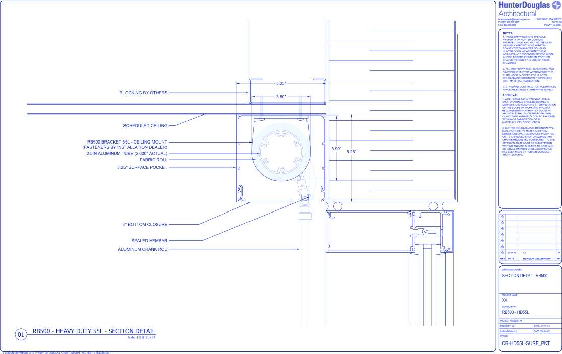 Heavy Duty Crank: 55L Bracket – Surface Pocket