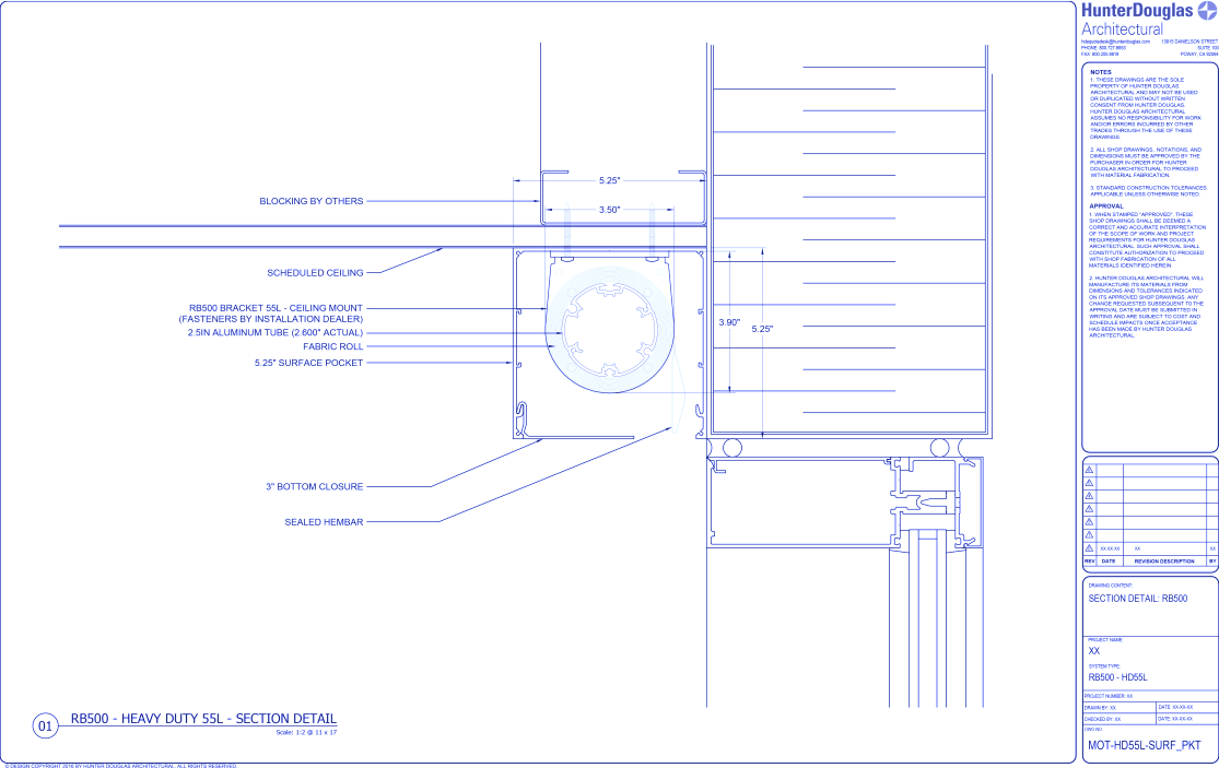 Heavy Duty Automated: 55L Brackets – Surface Pocket
