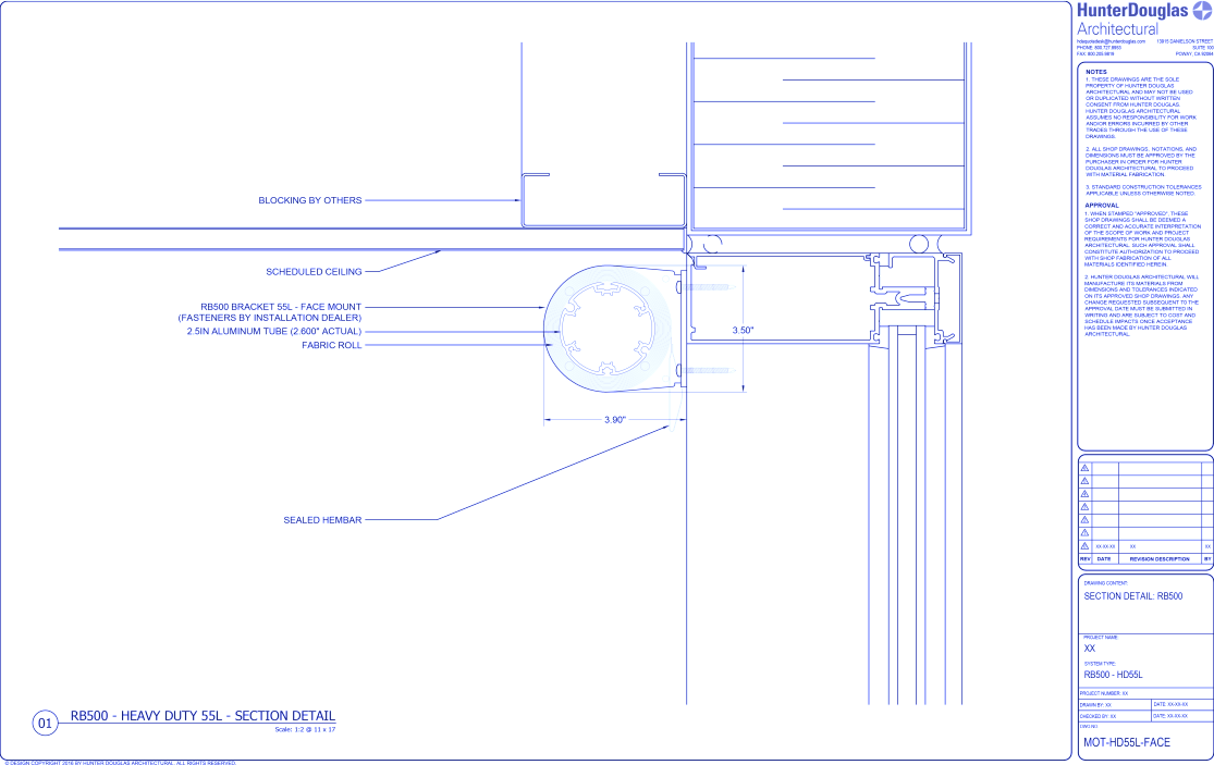 Heavy Duty Automated: 55L Brackets – Face Mount