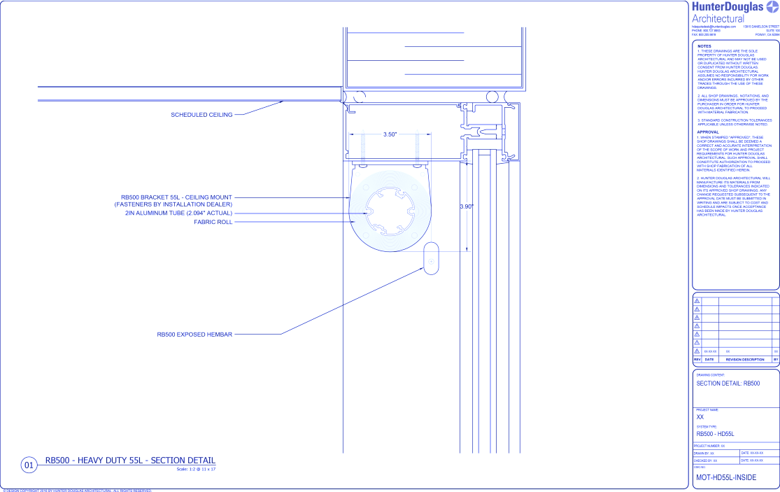 Heavy Duty Automated: 55L Brackets – Inside Mount