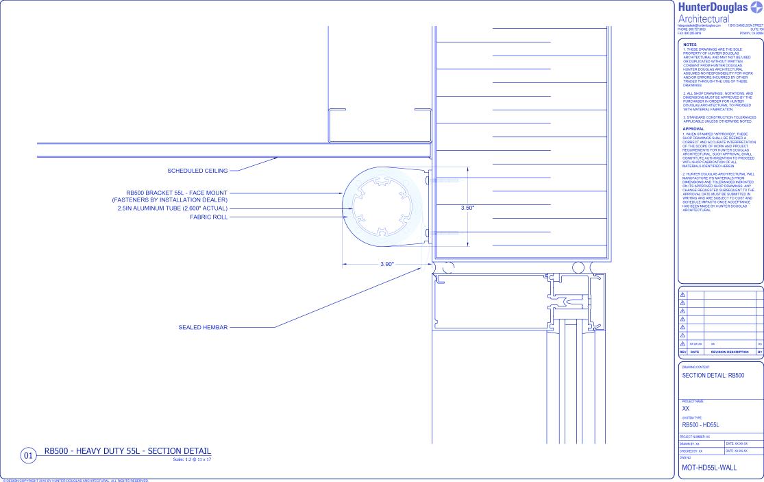 Heavy Duty Automated: 55L Brackets – Wall Mount