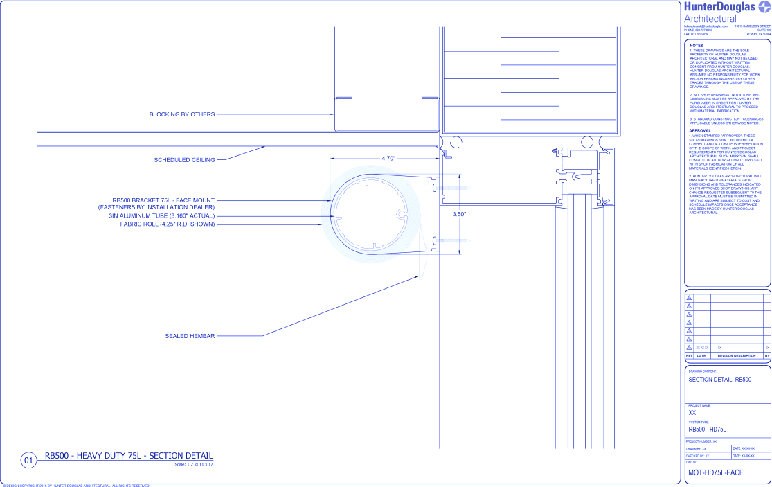 Heavy Duty Automated: 75L Brackets – Face Mount
