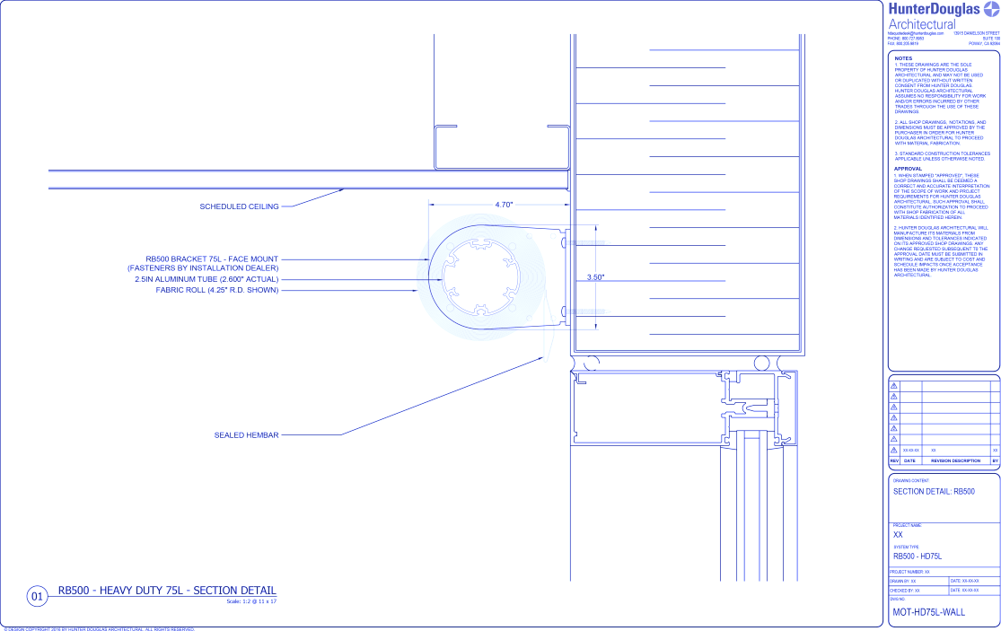 Heavy Duty Automated: 75L Brackets – Wall Mount