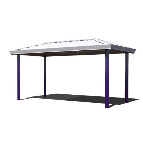 CAD Drawings Superior Recreational Products | Shelter and Site Amenities All-Steel Hip End Shelters