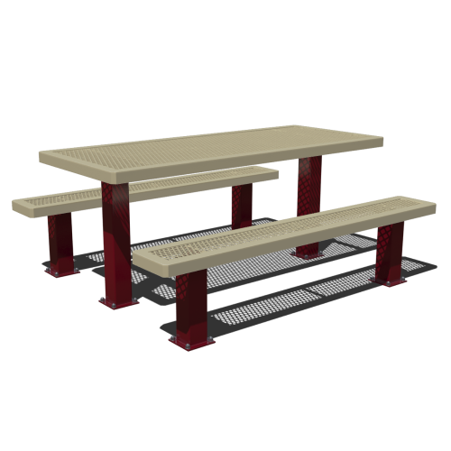 CAD Drawings Superior Recreational Products | Shelter and Site Amenities Regal Style Tables