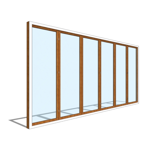 NanaWall® WD65: Wood Framed Folding / Paired Panel System