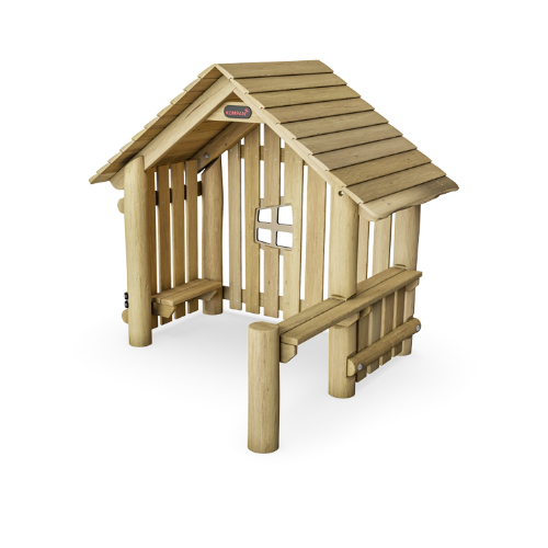 Playhut with Side, Gable & Desks
