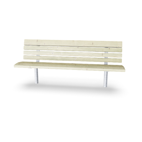 Anita Bench with Backrest