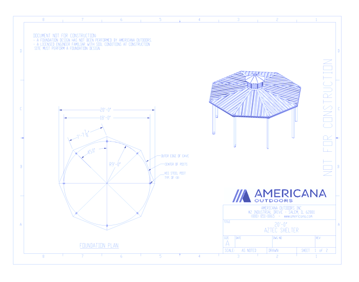 Shelters: Aztec With Louvered Cupola 20' 