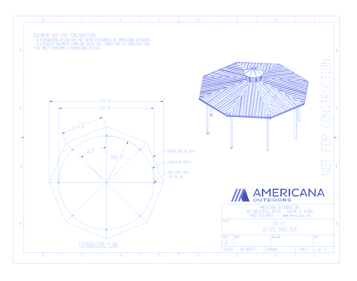 Shelters: Aztec With Louvered Cupola 24' 