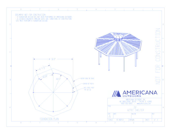 Shelters: Aztec With Louvered Cupola and R Style Roof 20' 