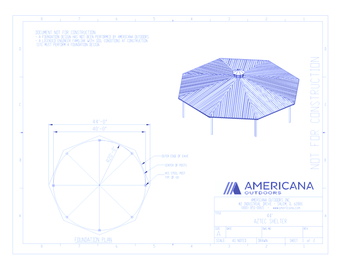 Shelters: Aztec With Cupola 44'